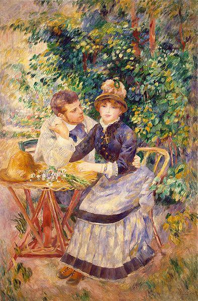 Pierre-Auguste Renoir In the Garden, China oil painting art